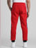 Black & Red Mid Rise Colourblocked Sweatpants_409411+2